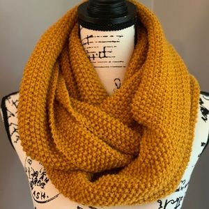 Mustard Yellow Infinity Scarf